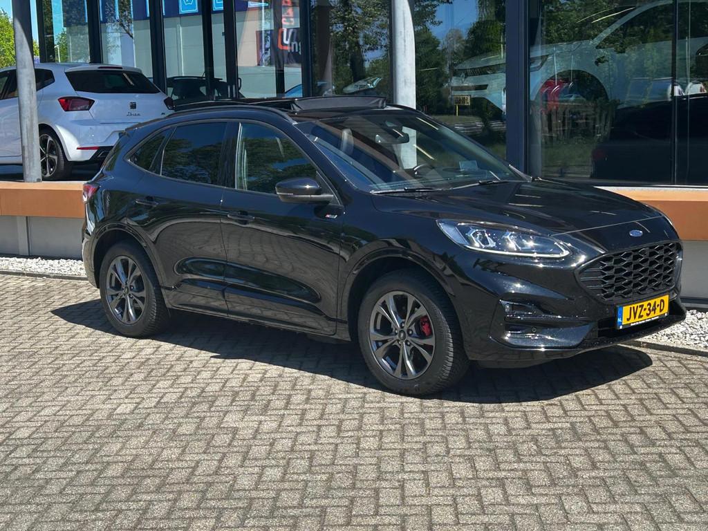 Ford KUGA 2.5 PHEV ST-Line X / PANO / VERW STOELEN V+A /, 14 kWh, Gebruikt, 4 cilinders, Zwart