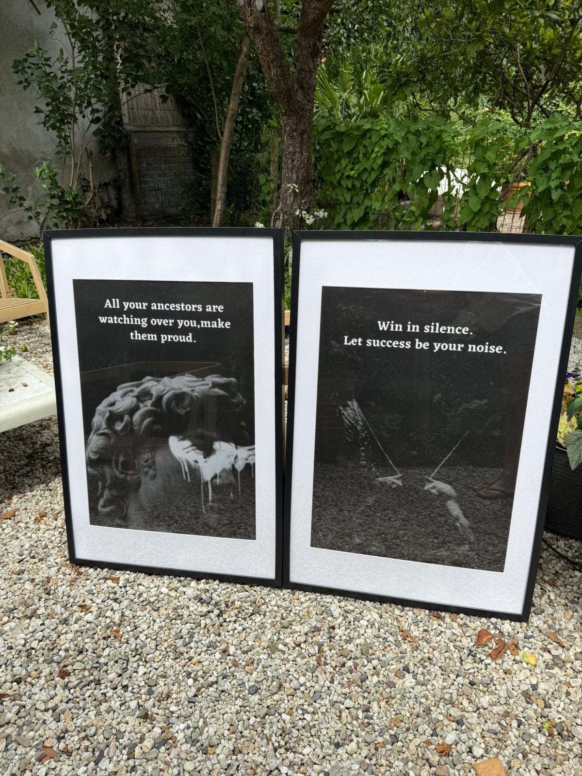 Prints in grote lijst, Ophalen, Gebruikt, Ingelijst werk