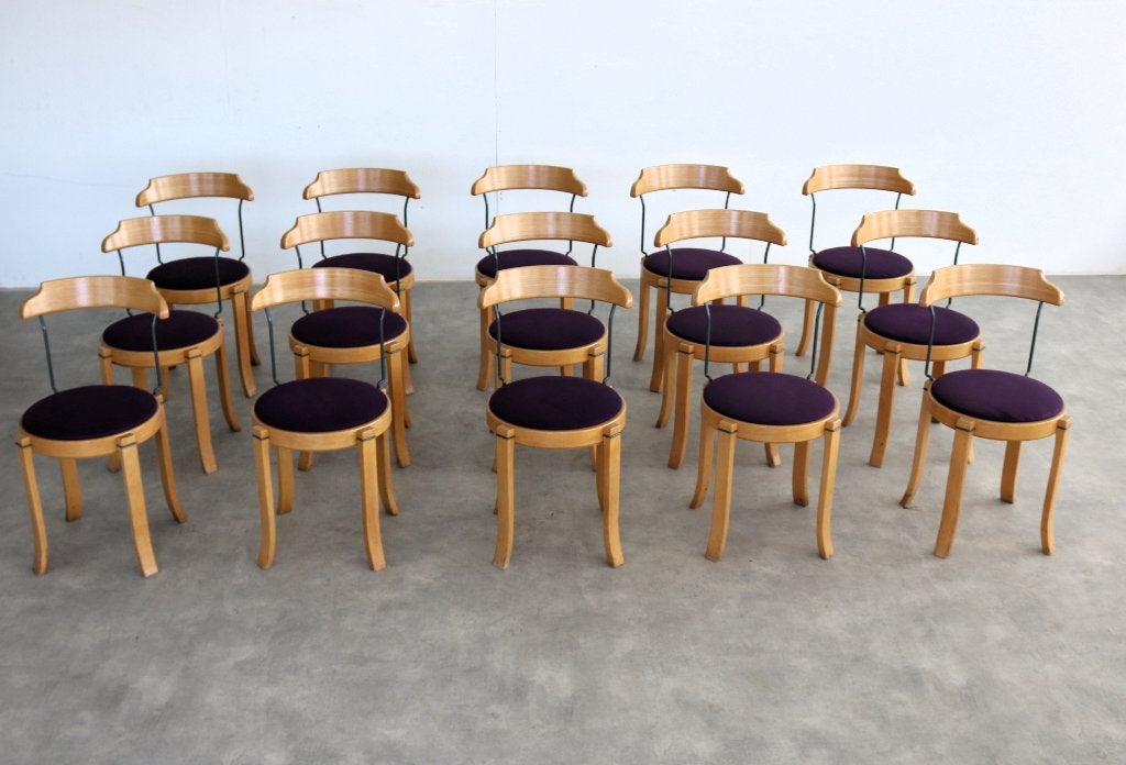vintage stoelen | eetkamerstoelen | jaren 70 | Denemarken, Gebruikt, Overige kleuren, ., Ophalen of Verzenden