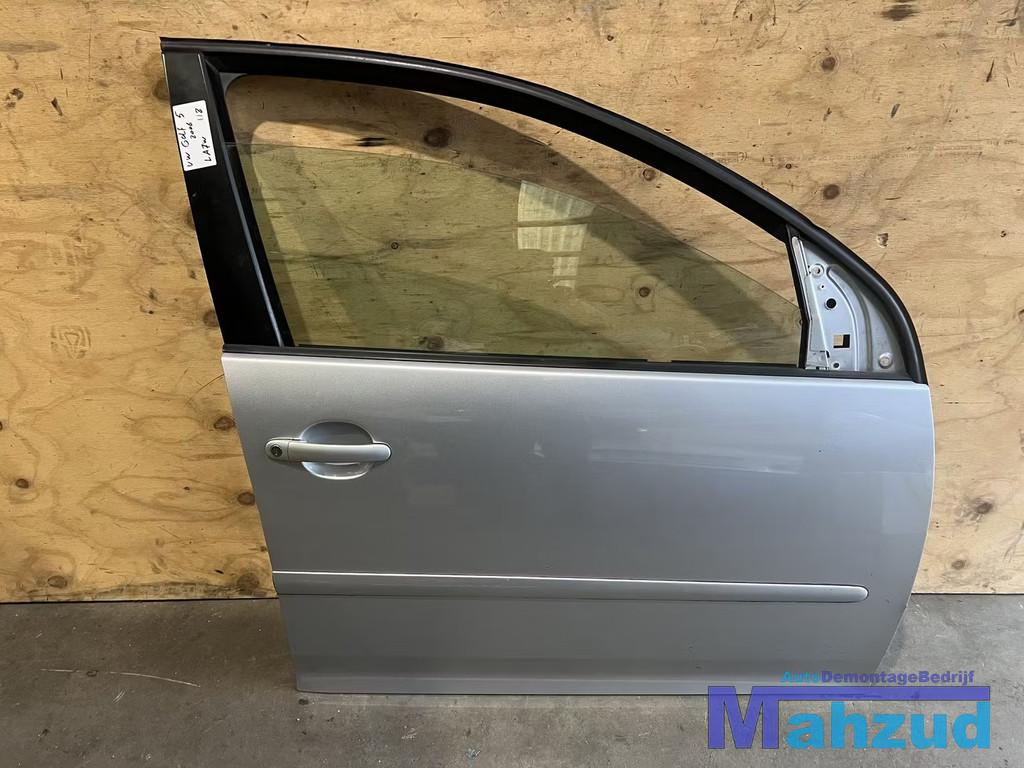 VW GOLF 5 Zilver LA7W rechts voor deur portier 2003-2009, Auto-onderdelen, Gebruikt, Volkswagen AG, Volkswagen, Deur