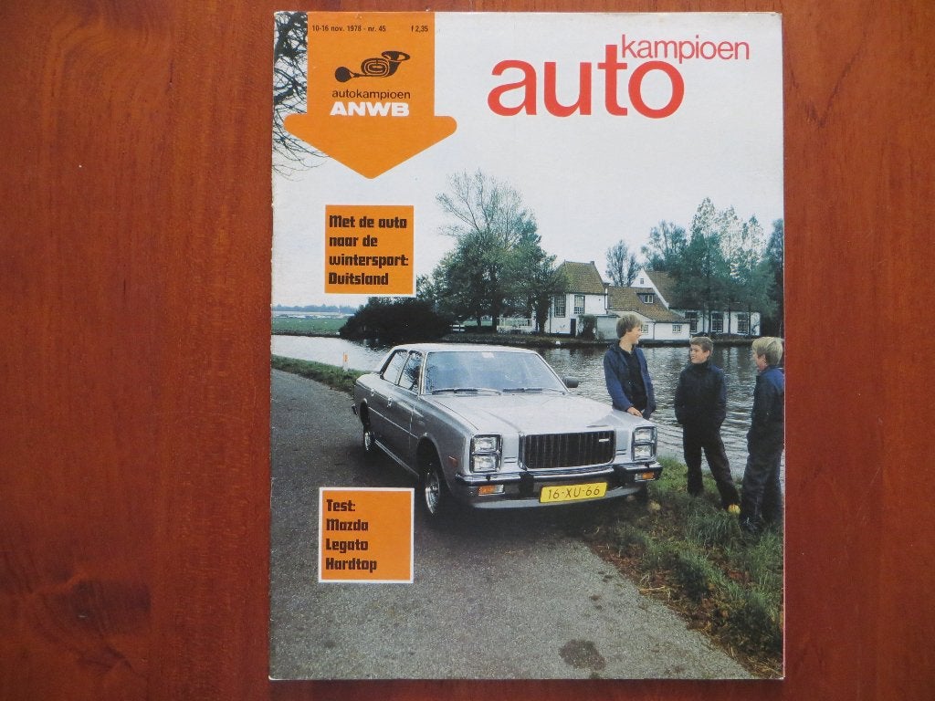 Autokampioen 45 1978 Mazda Legato Hardtop, Arlbergtunnel, Boeken, Ophalen of Verzenden, Nieuw, Mazda