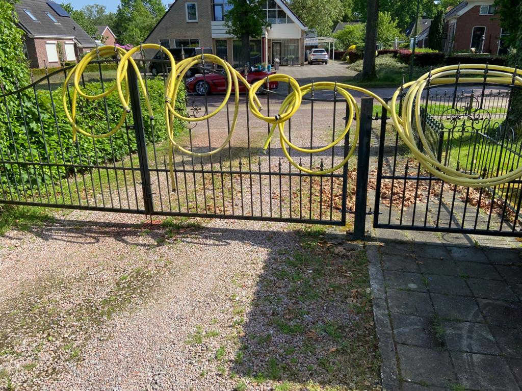 Diverse lengtes nette tricoflex duims slang met koppelingen, Tuin en Terras, Ophalen, Gebruikt, Overige typen
