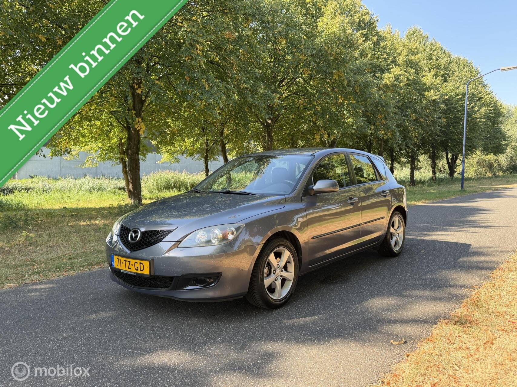 Mazda 3 1.6 S-VT Touring*NEW APK 09/27*AIRCO*ELEK. RAMEN, Auto's, Mazda, Voorwielaandrijving, Stof, Gebruikt, Zwart