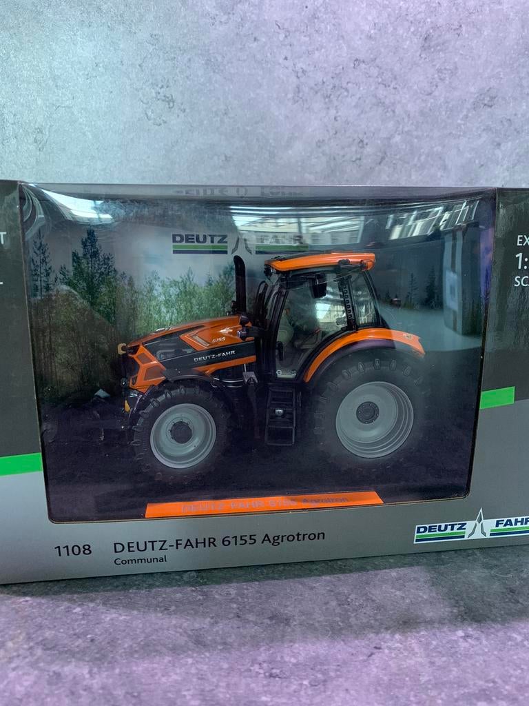 Deutz fahr 6155 communal, Ophalen of Verzenden, Zo goed als nieuw, Tractor of Landbouw, Schuco