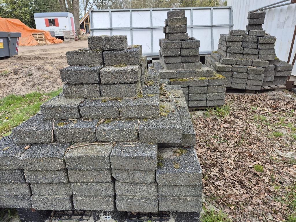 klinkers, vierkant, zwart, Ophalen, Gebruikt, Klinkers, 10 m² of meer
