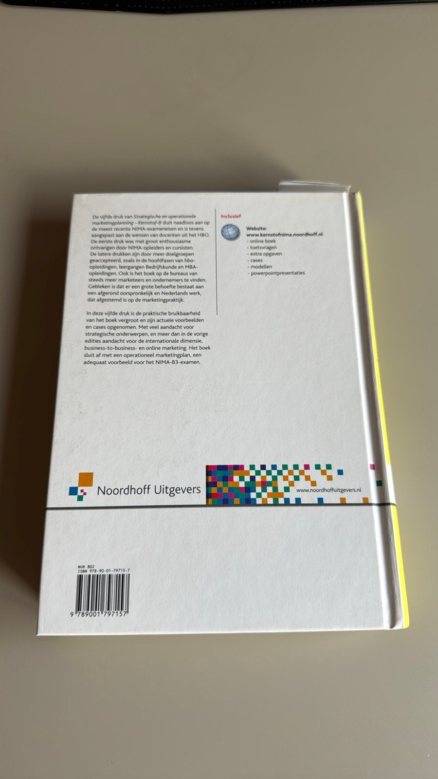Strategische en operationele marketingplanning, Ophalen of Verzenden, Gamma, Zo goed als nieuw, HBO