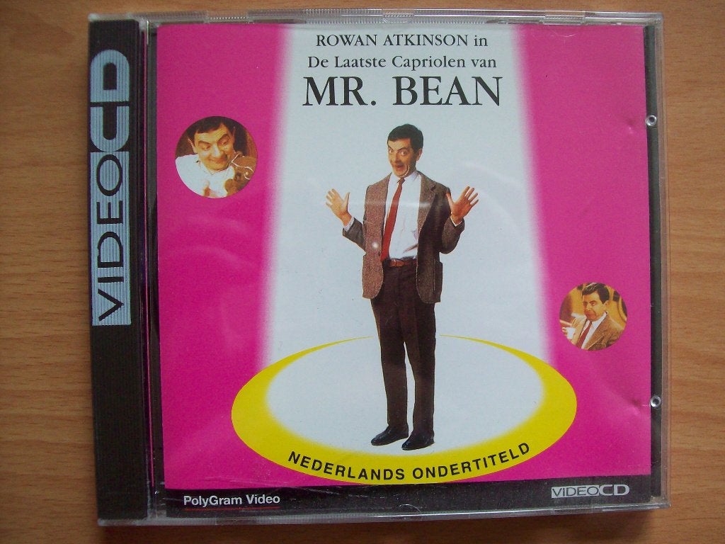 De Laatste Capriolen van Mr. Bean (Rowan Atkinson) Video CD, Ophalen of Verzenden, Zo goed als nieuw, Overige typen