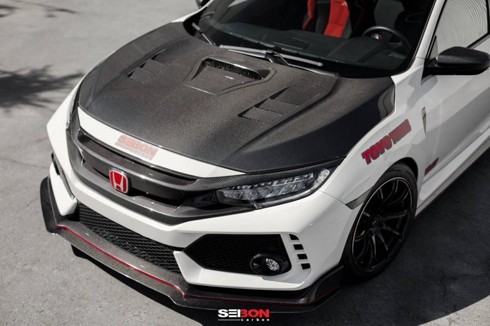 Seibon Carbon TS-style motorkap - Honda Civic Type-R FK8 17+, Ophalen of Verzenden