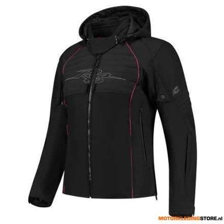 Rusty Stitches Naomi Cordura Motorjas, Zwart-Roze, Motoren, Ophalen of Verzenden, Nieuw met kaartje