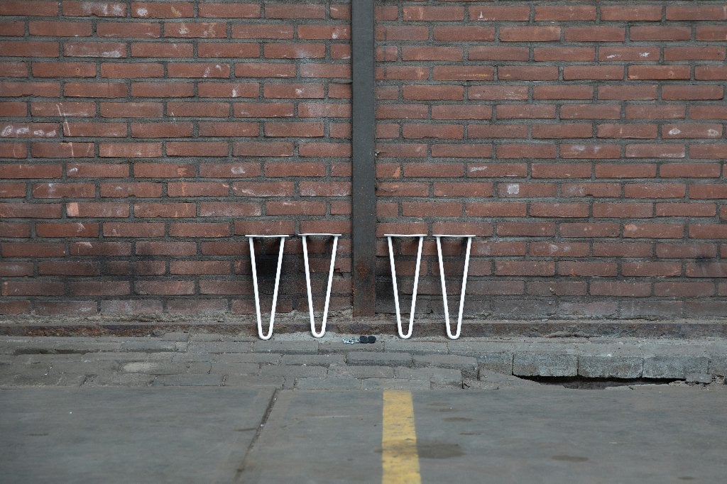 Hairpin poten salontafel, Huis en Inrichting, Tafels | Salontafels, Nieuw, Metaal, Overige vormen, Minder dan 50 cm