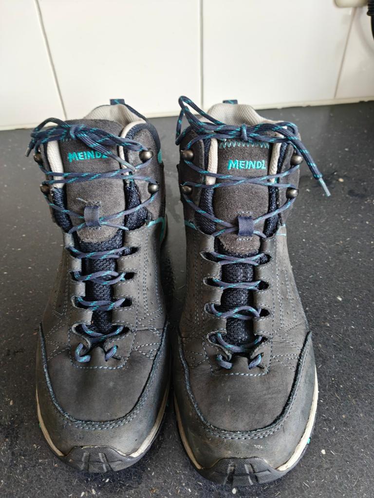 Meindl Dames Wandelschoenen - Grijs/Blauw - Maat 8 (UK), Sport en Fitness, Bergsport en Wandelen, Ophalen of Verzenden