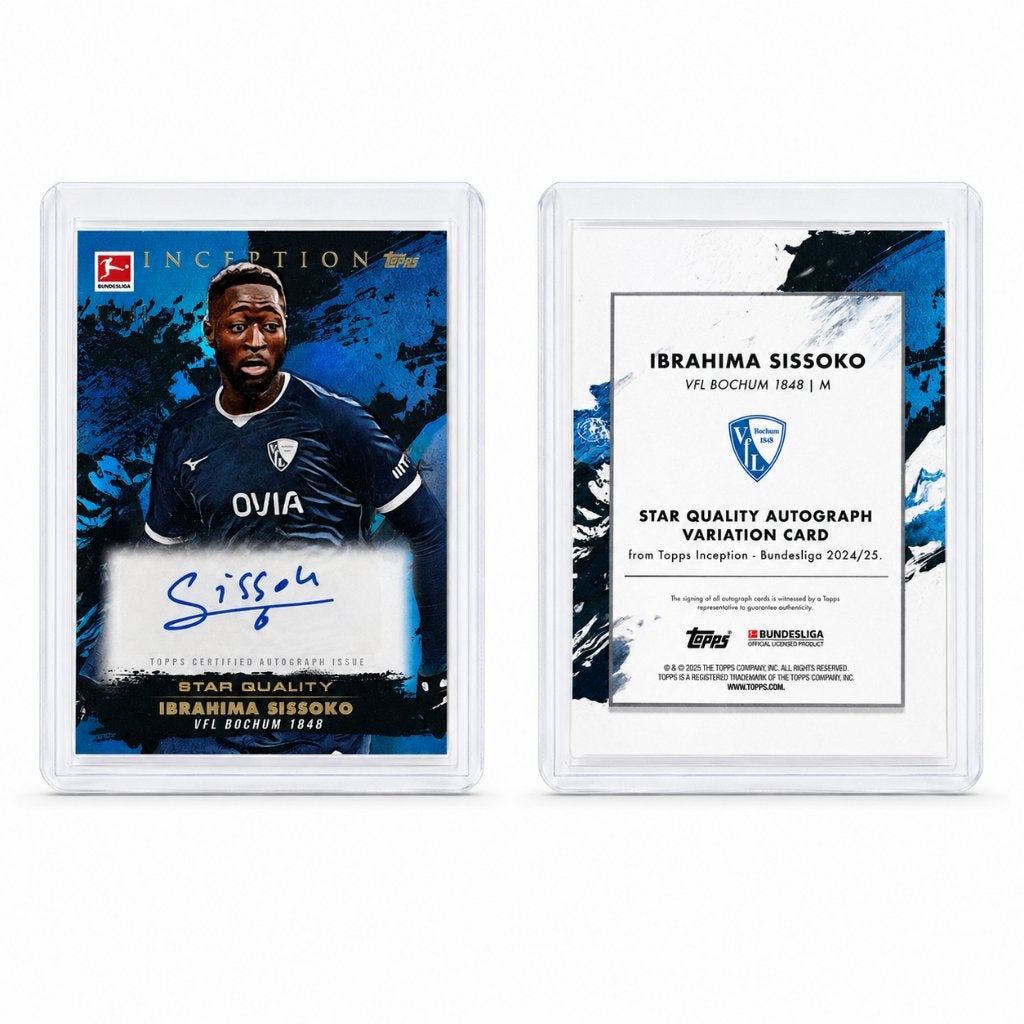 Ibrahima Sissoko Topps Inception Auto /99 26/99 Bundesliga, Ophalen of Verzenden, Zo goed als nieuw