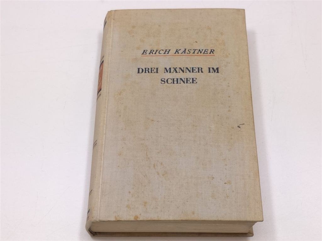 Drei Männer im Schnee — Erich Kästner, Rascher ca. 1936, Boeken, Ophalen of Verzenden, Gelezen
