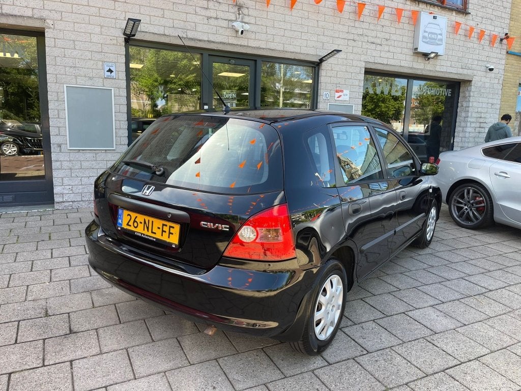 Honda Civic 1.4i LS 5Drs Airco Nieuwe APK NAP (bj 2003), Auto's, Voorwielaandrijving, Gebruikt, 4 cilinders, Handgeschakeld