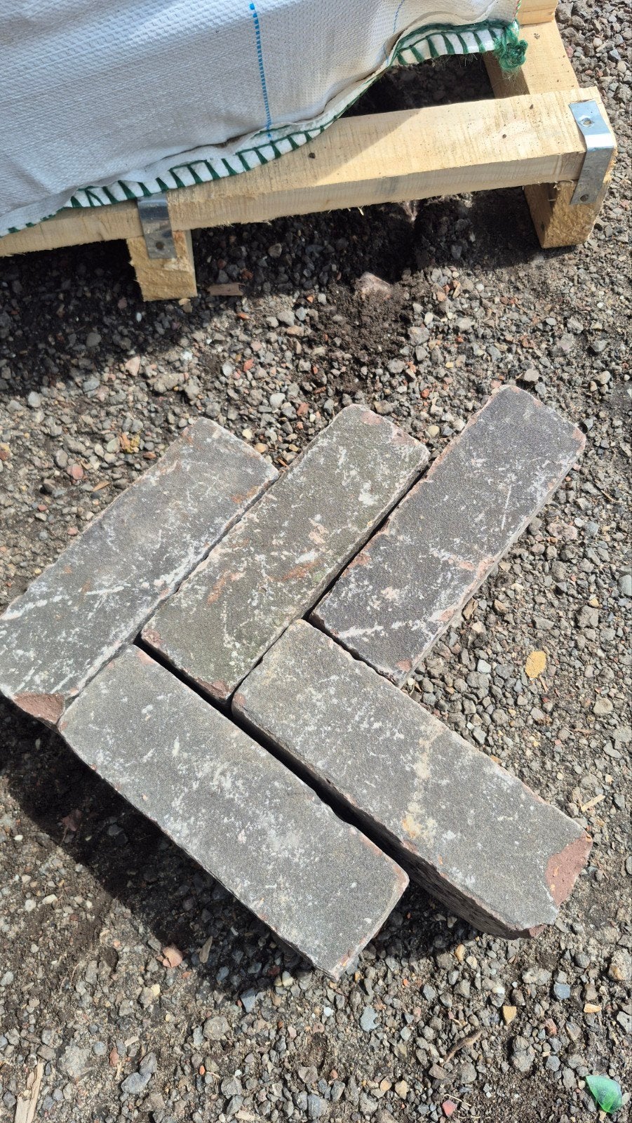 🧱✅️6,5M2 HELE MOOIE DIKFORMATEN.  ZEVENDUIMERS, Ophalen, Gebruikt, Keramiek, Klinkers