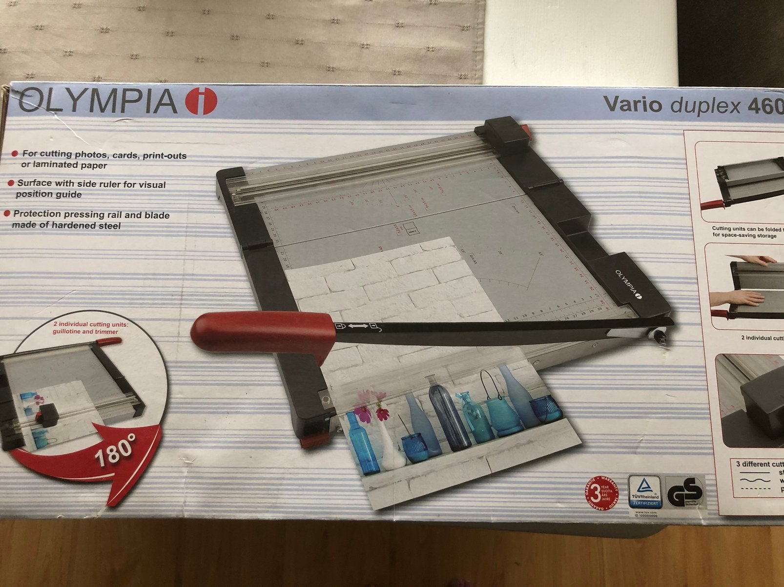 Olympia  snijmachine Vario Duplex 4600, Diversen, Bureau-accessoires, Ophalen, Nieuw