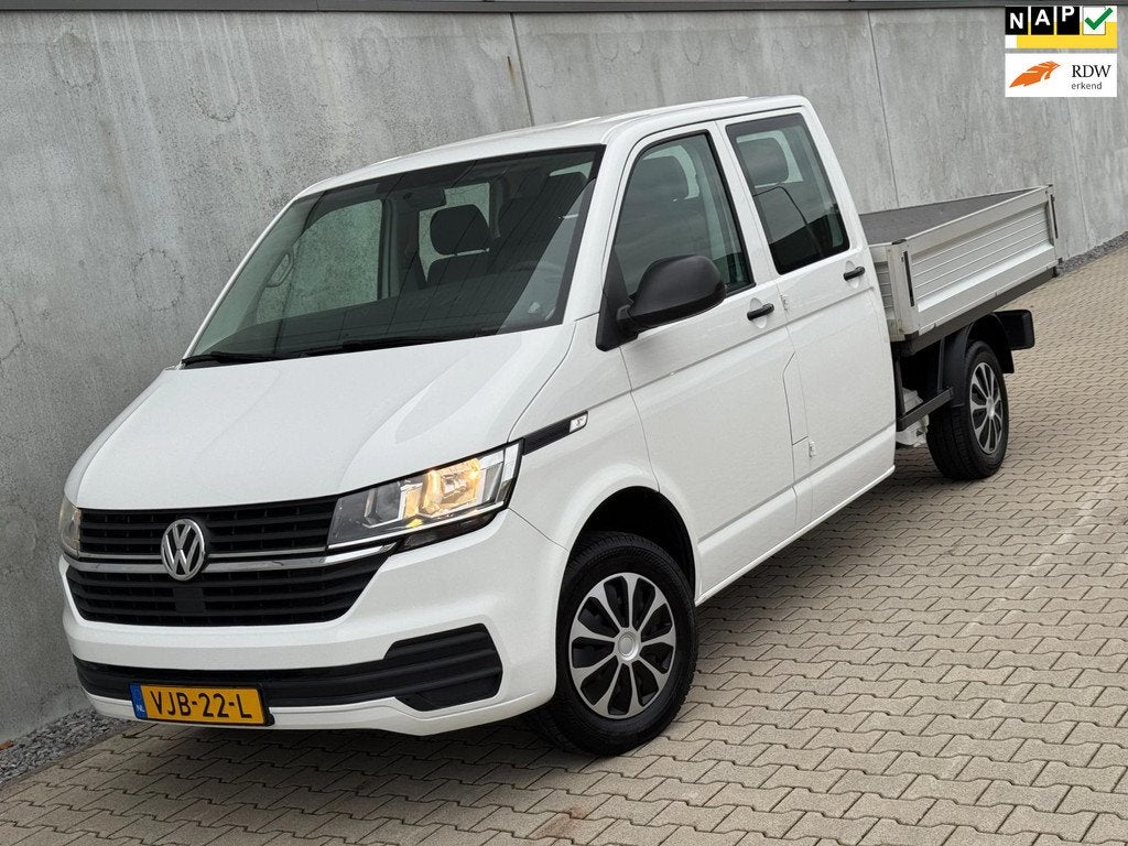Volkswagen Transporter 2.0 TDI L2H1 DC Pick Up 6pers Airco N, Voorwielaandrijving, Start-stop-systeem, Euro 6, 4 cilinders