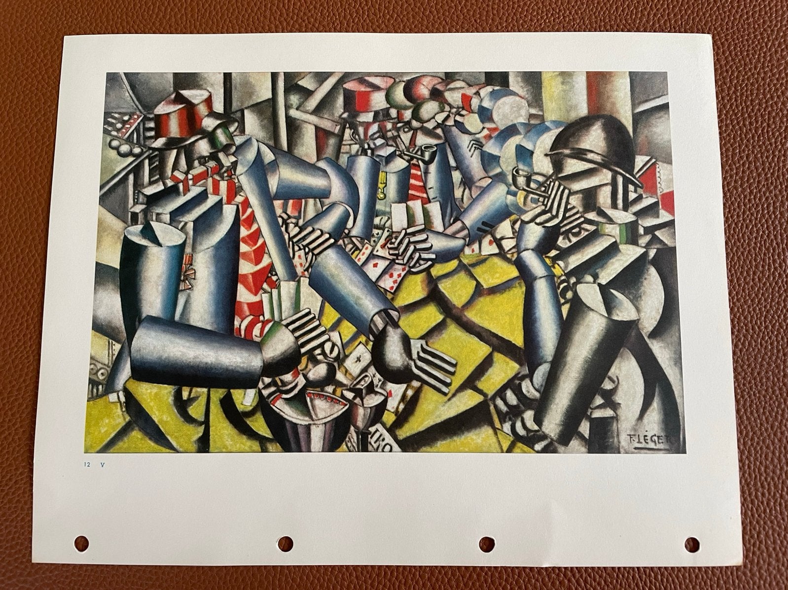Fernand Leger Kaartspelende soldaten, Ophalen of Verzenden