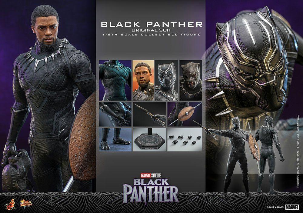 Hot Toys MMS671 Black Panther Original Suit, West Campus 1 76863 Herxheim (DE), Actiefiguur of Pop, Heo GmbH, Nieuw