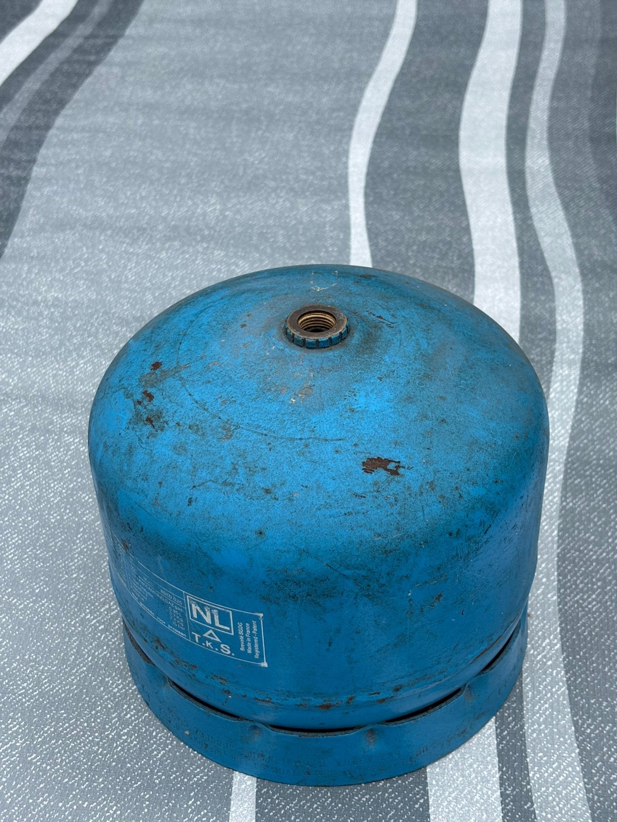 Camping Gaz 904 gasfles, Ophalen, Gebruikt