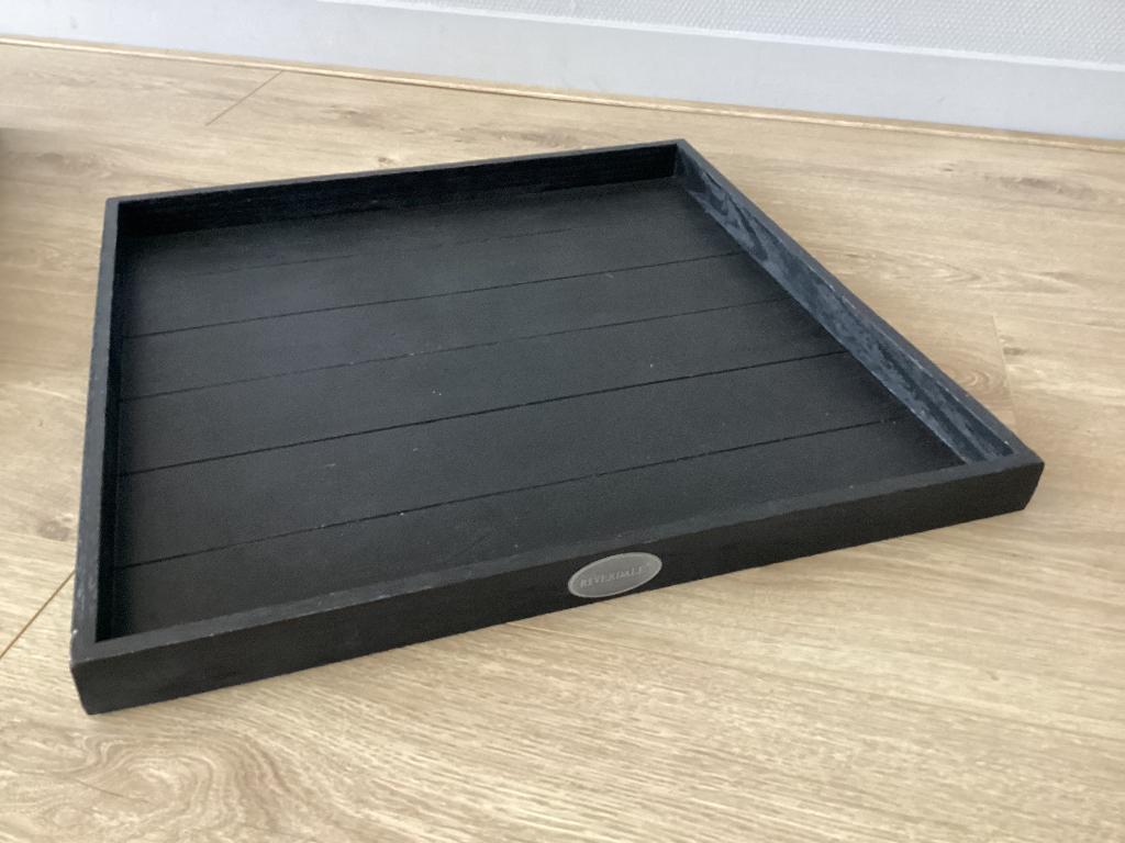 Plateau, Minder dan 50 cm, Vierkant, Ophalen of Verzenden, Zo goed als nieuw
