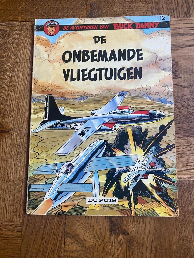 Buck Danny - 12. De Onbemande Vliegtuigen - stripboek 1973, Boeken, Stripboeken, Eén stripboek, Ophalen of Verzenden, Gelezen