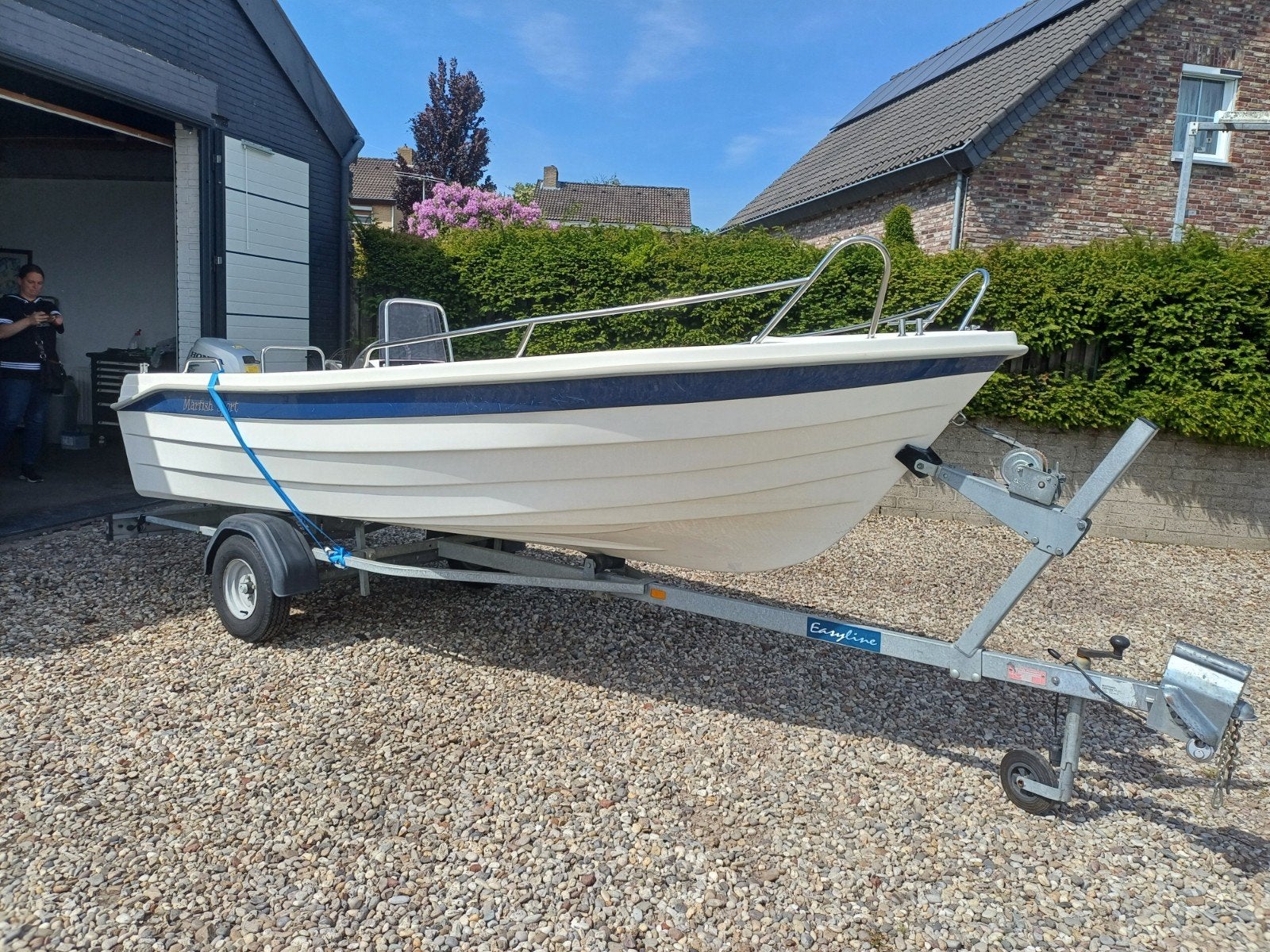 Mooie toer/visboot geen vaarbewijs nodig, Ophalen
