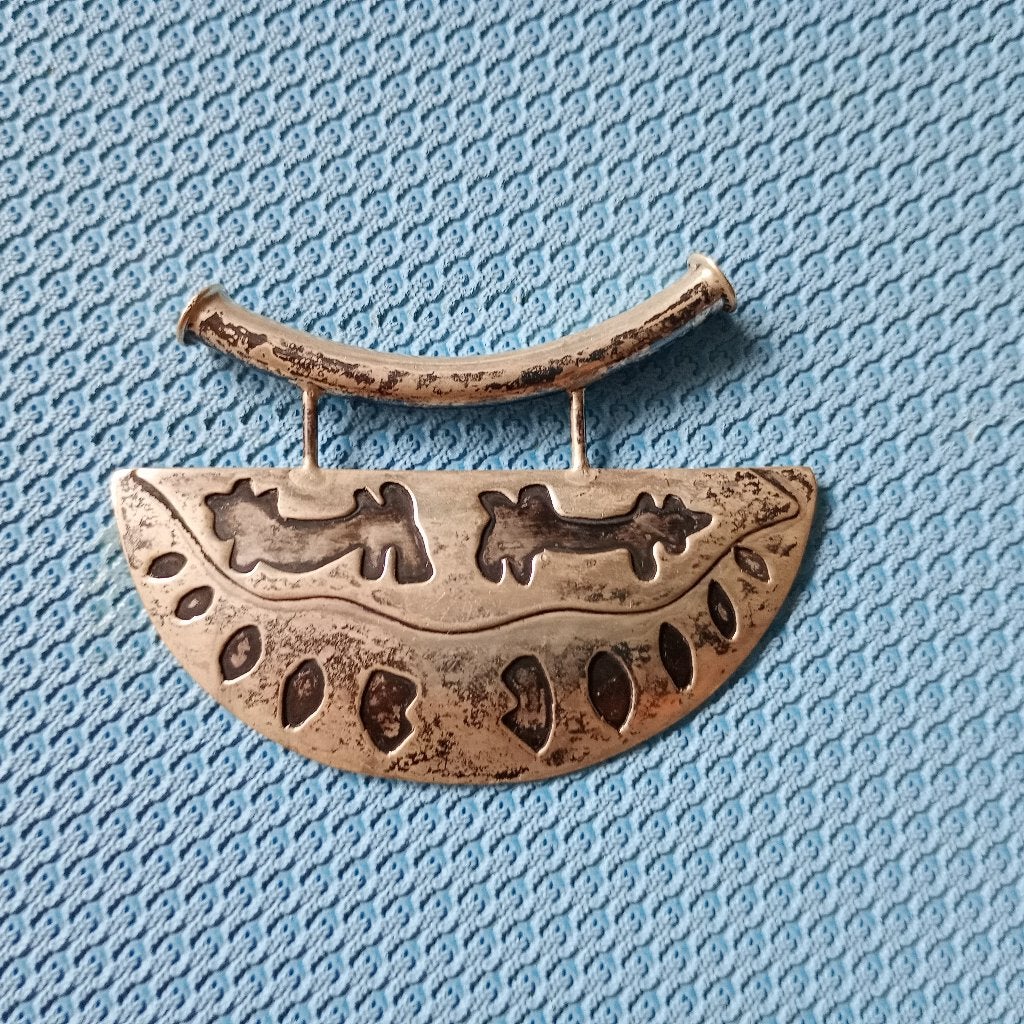 Zilveren hanger, Ophalen of Verzenden, Gebruikt, Zilver, Zilver