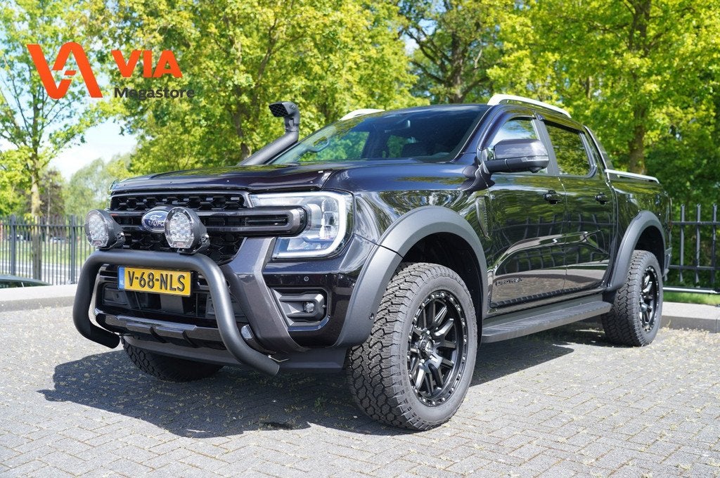 Ford Ranger Wildtrack | DAKAR Edition | PHEV | 280PK | 5p |, Auto's, Ford, Automaat, 4 cilinders, 2535 kg, Zwart