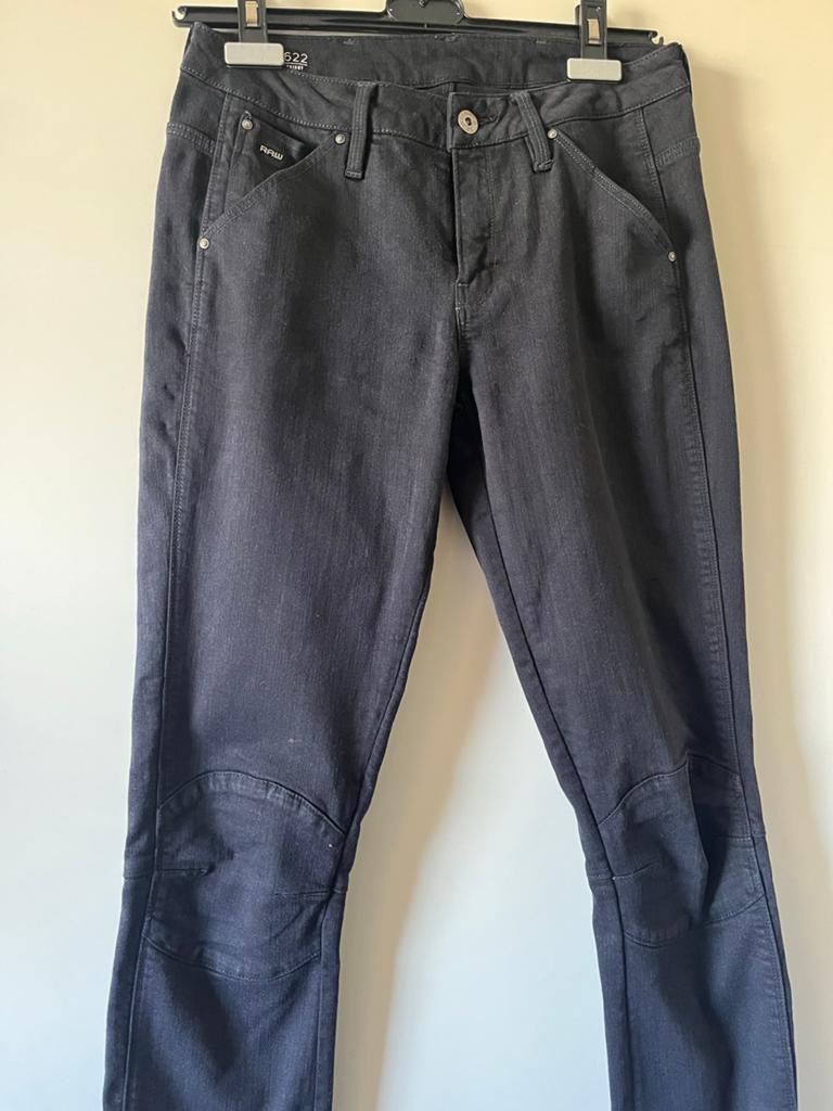 G-Star Raw 5622 Mid Skinny Jeans Zwart Maat 36 (S), Zwart, Ophalen of Verzenden, Maat 36 (S), Lang