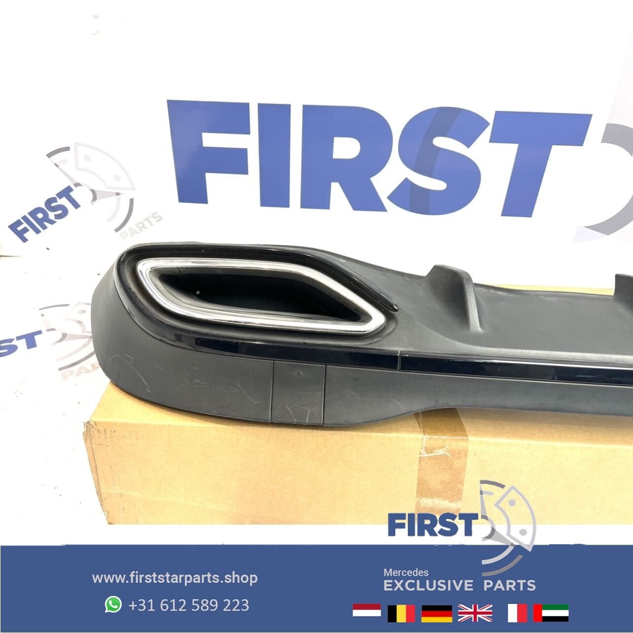 C118 W118 CLA AMG DIFFUSER origineel Mercedes CLA Klasse AMG, Gebruikt, -, Ophalen of Verzenden, -