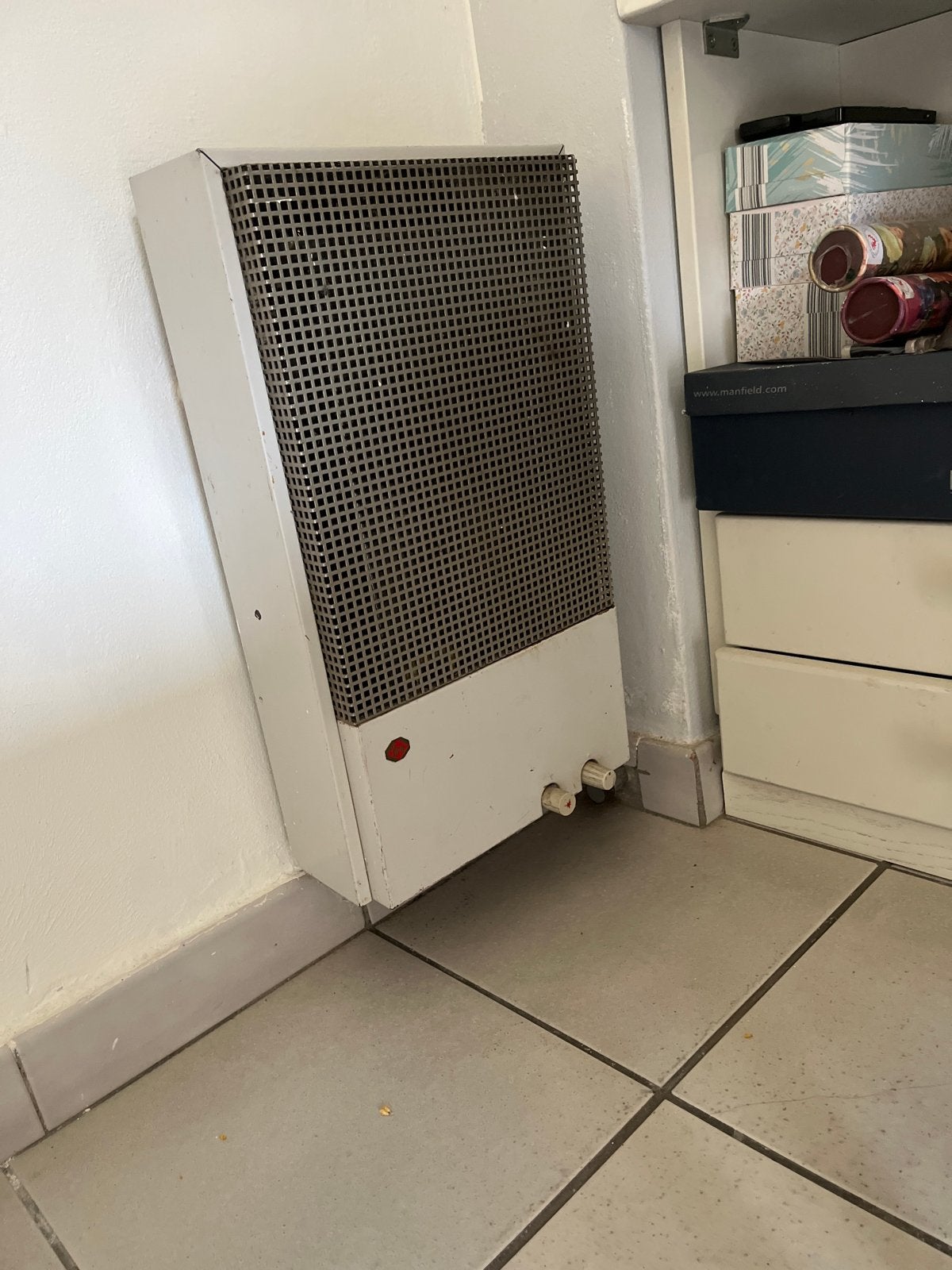 2x Gevelkachel - Efficiënte Wandverwarming, Gebruikt, Kachel, Minder dan 60 cm, Ophalen of Verzenden