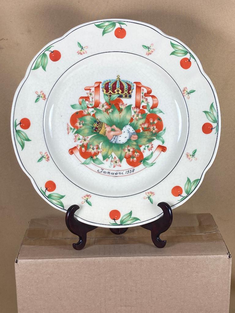Geboortebord Beatrix Jauari 1938, Verzamelen, Koninklijk Huis en Royalty, --, Overige typen, Ophalen of Verzenden, Zo goed als nieuw