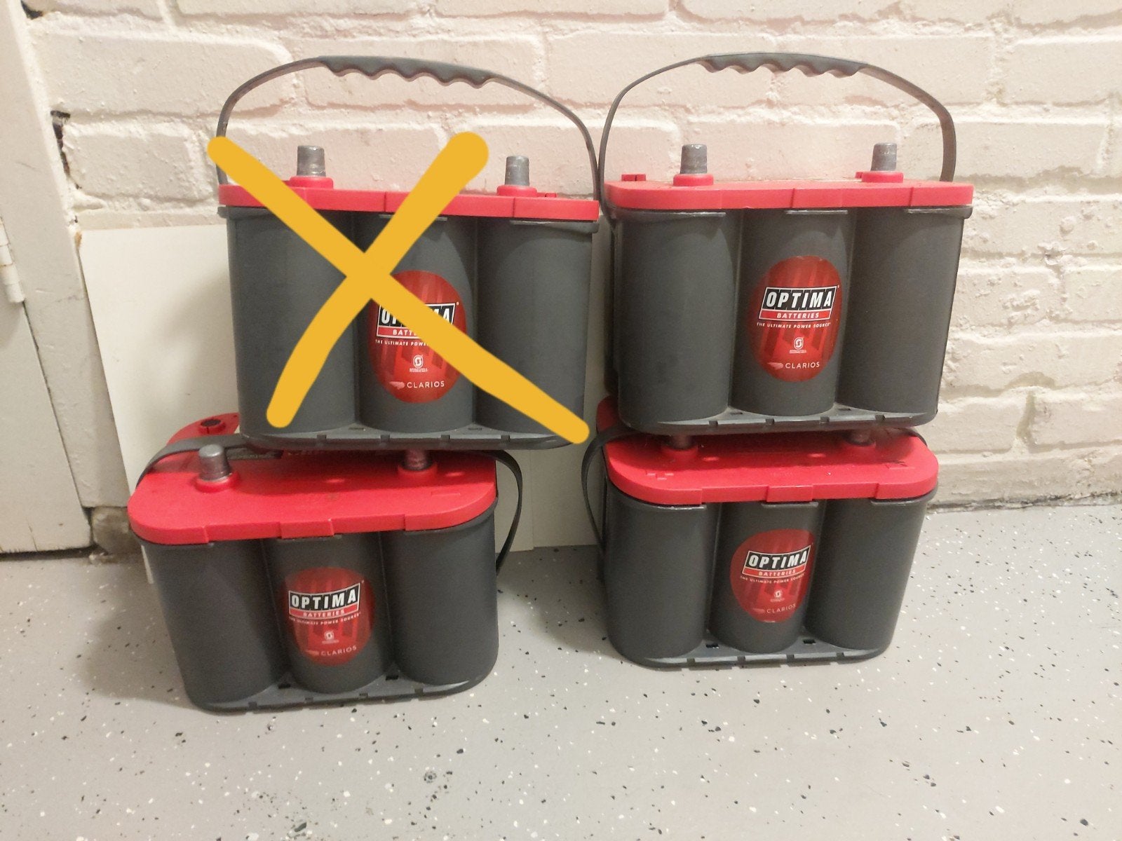 Optima Redtop Accu 12V 50Ah - 100% Conditie nieuwe Voorraad, Gereviseerd