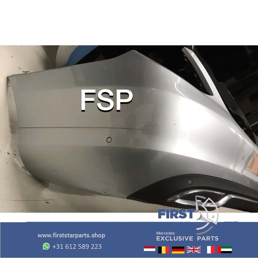W205 achterbumper Mercedes C Klasse 2014-2019 zwart wit grij, Auto-onderdelen, Gebruikt, -, Ophalen of Verzenden, Achter
