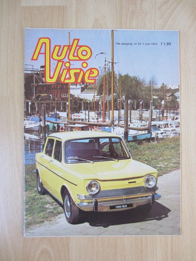 AutoVisie 1974, nummer 23, Ophalen of Verzenden, Gelezen, Algemeen