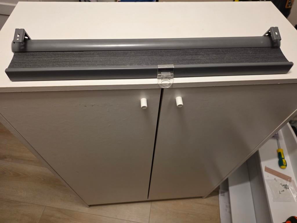 Plisgordijn grijs Ikea., Ophalen, Nieuw