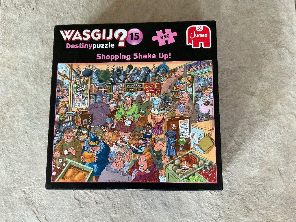 Wasgij? Destiny 15 compleet 950 stukjes ruilen kan ook, Ophalen, 500 t/m 1500 stukjes, Zo goed als nieuw, Legpuzzel