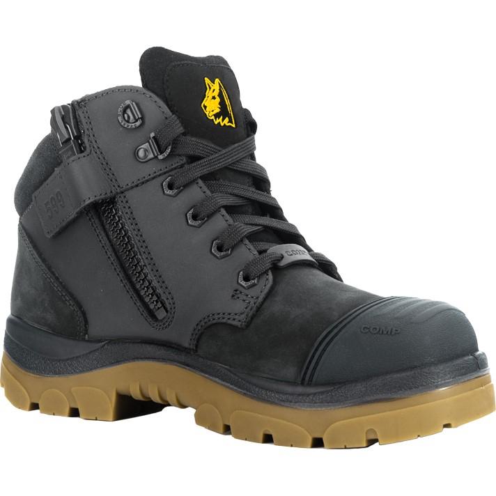 Steel Blue Parkes ZIP S3 398599 Black Amber | 37 t/m 49, Werkschoenendeal, Marktplaats@werkschoenendeal.nl, Zwart, Nieuw
