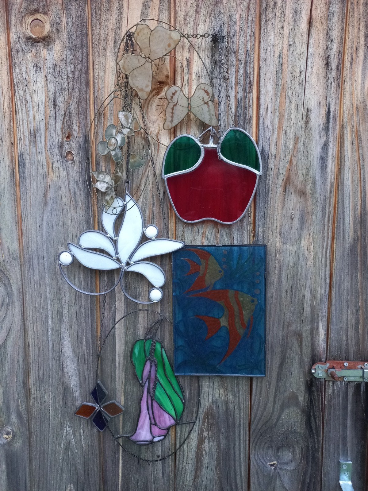 Decoratieve Glas-in-lood hangers - diverse ontwerpen, Ophalen of Verzenden
