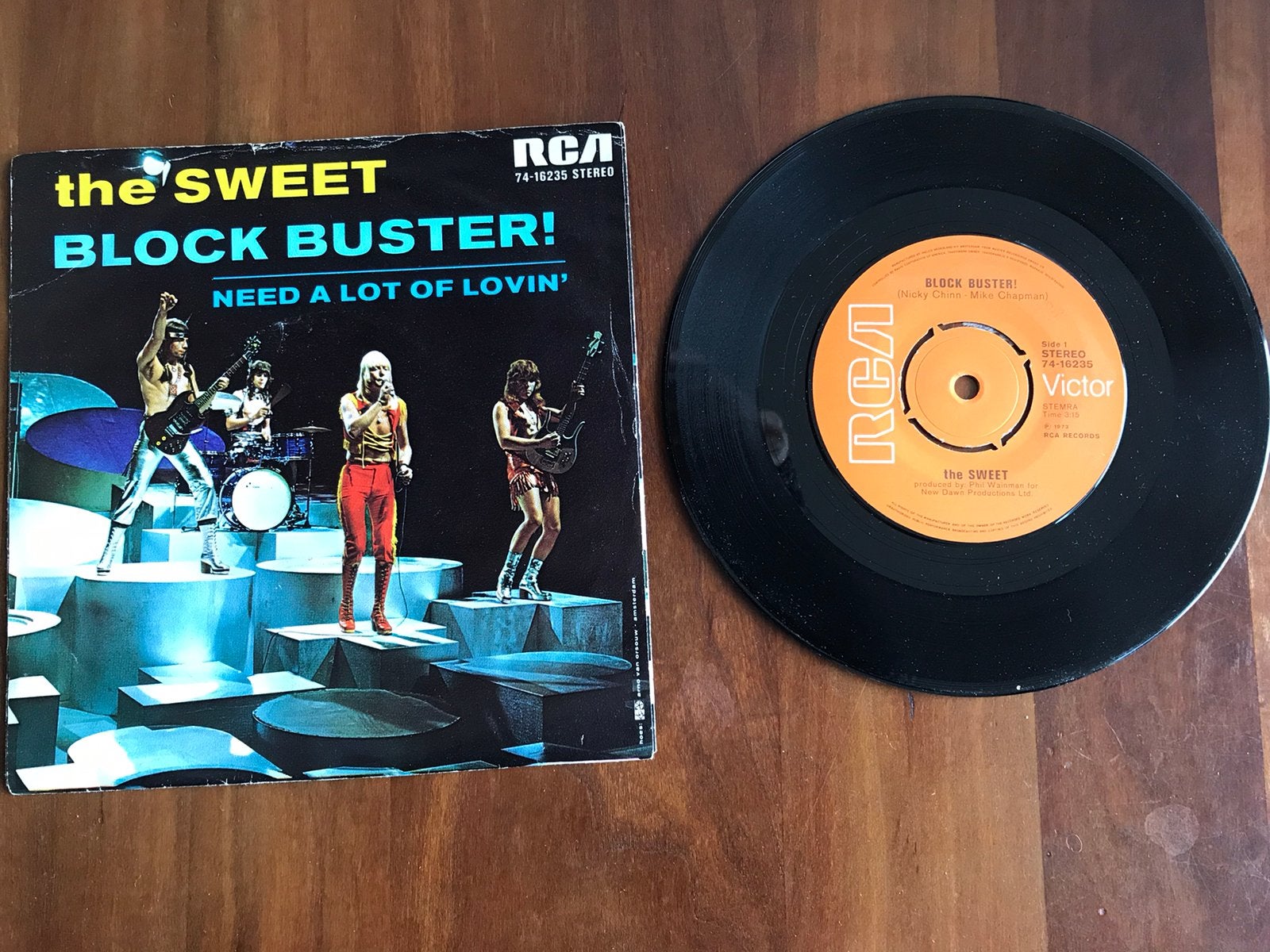 The Sweet. Block Buster. 1973., Ophalen of Verzenden, Gebruikt, Pop