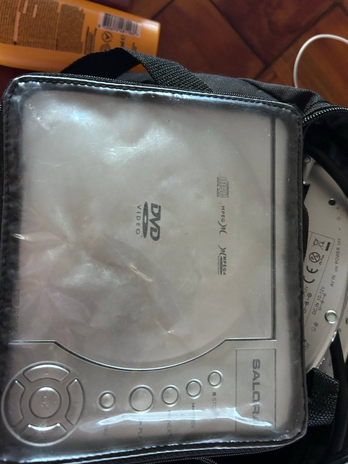 Salora Draagbare DVD-speler met 2 schermen en tas, Audio, Tv en Foto, Dvd-spelers, Gebruikt, Draagbaar, Ophalen, Overige merken