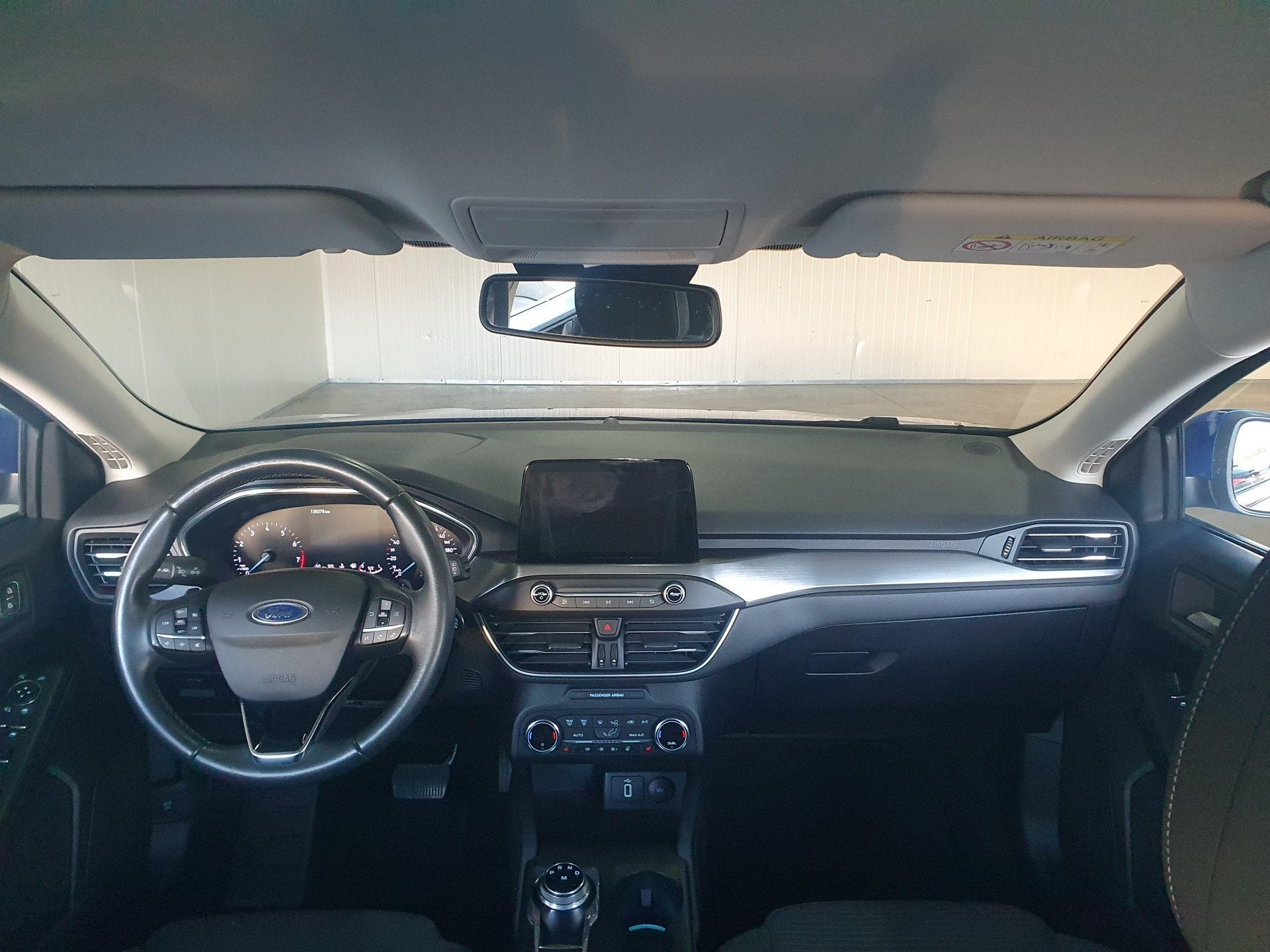 Ford FOCUS Wagon 1.0 EcoBoost Titanium Business NAVI/PDC/CRU, Auto's, Ford, Stof, Gebruikt, Blauw, Origineel Nederlands