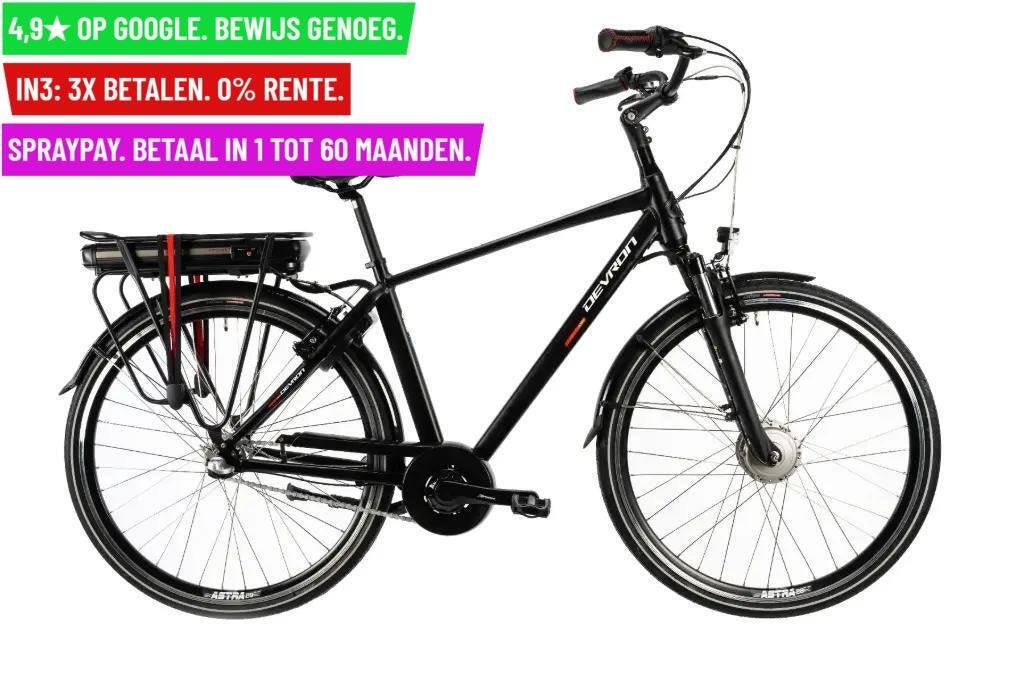 E-Bike Devron 28123 28" XL black, Overige merken, 9713 Bv Groningen, Nieuw, Devron