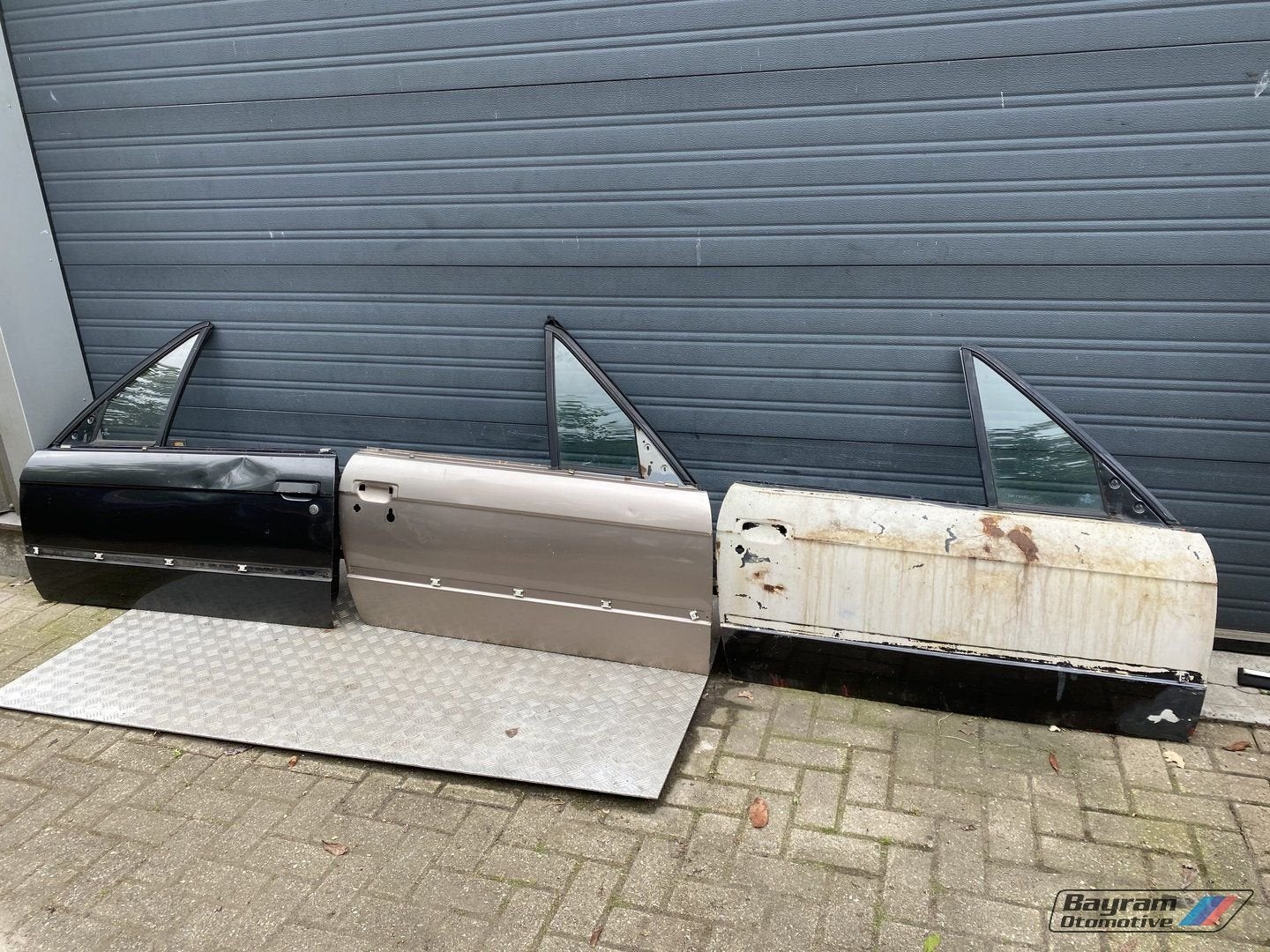 Bmw e30 cabrio deur links rechts met werk portier 3-serie, Ophalen, Gebruikt, -, Deur