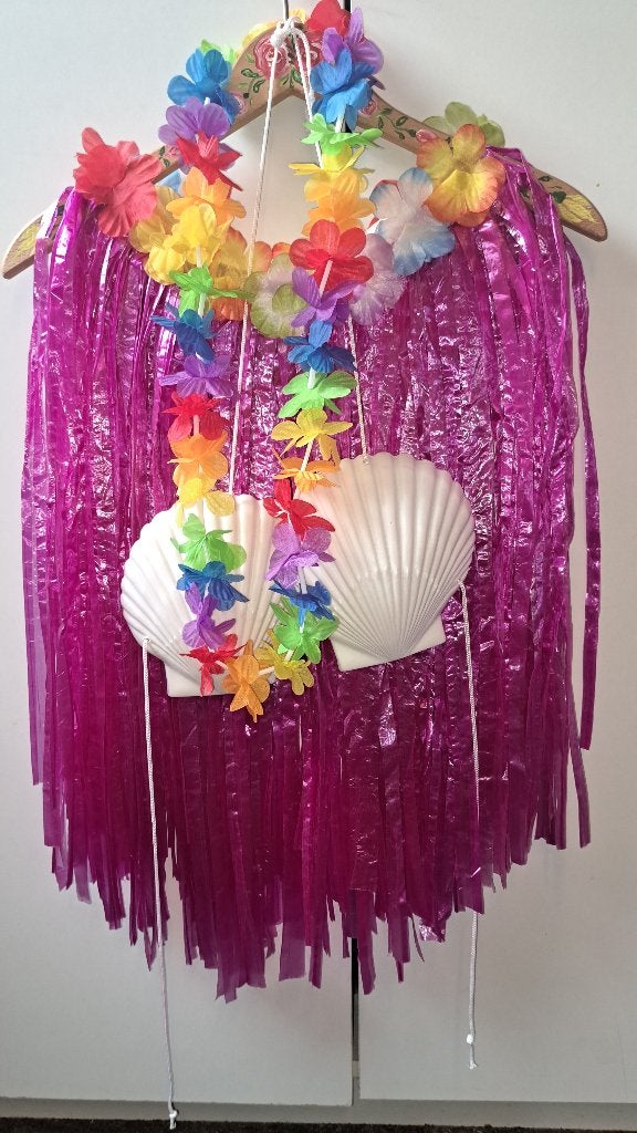 Leuke 3-delige zomerse Hawaii set (nieuw!) - one size, Maat 38/40 (M), Carnaval, Verzenden, Nieuw
