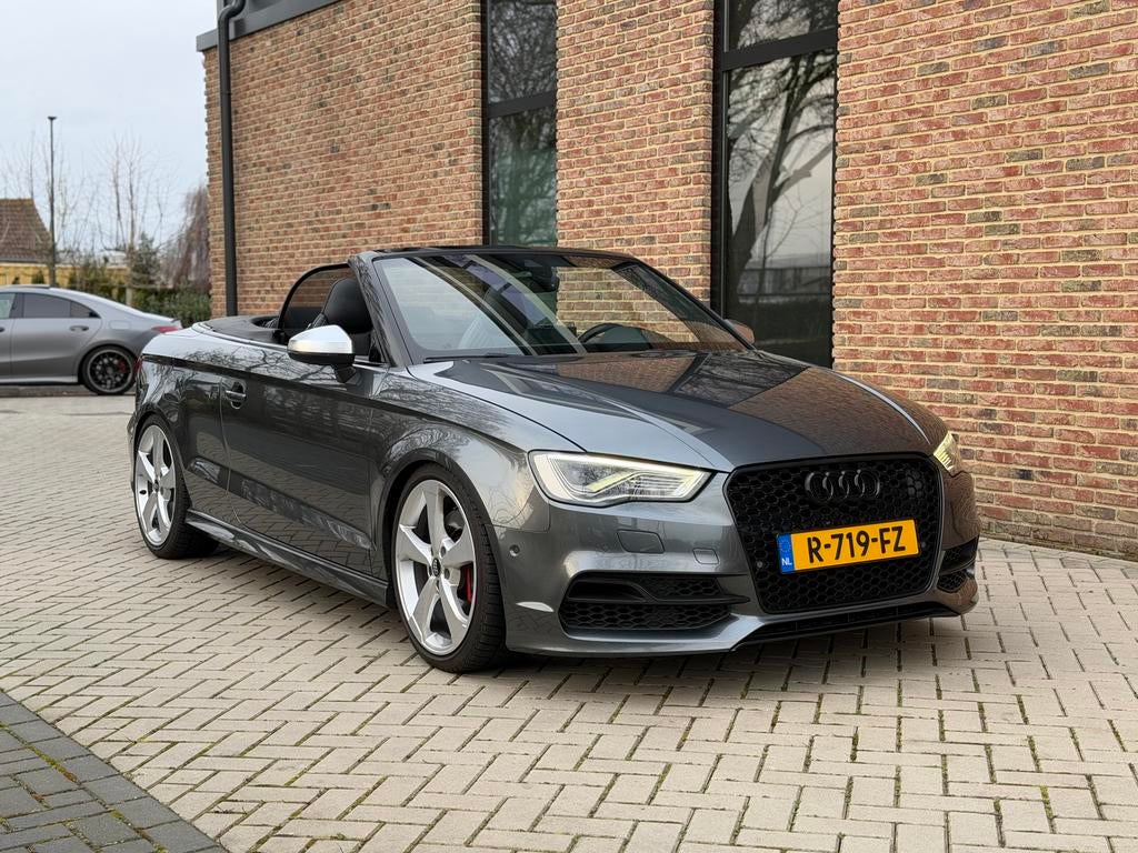 Audi S3 cabrio, Quattro, full option, keyless, dikste van NL, Automaat, S3, Zwart, 1595 kg