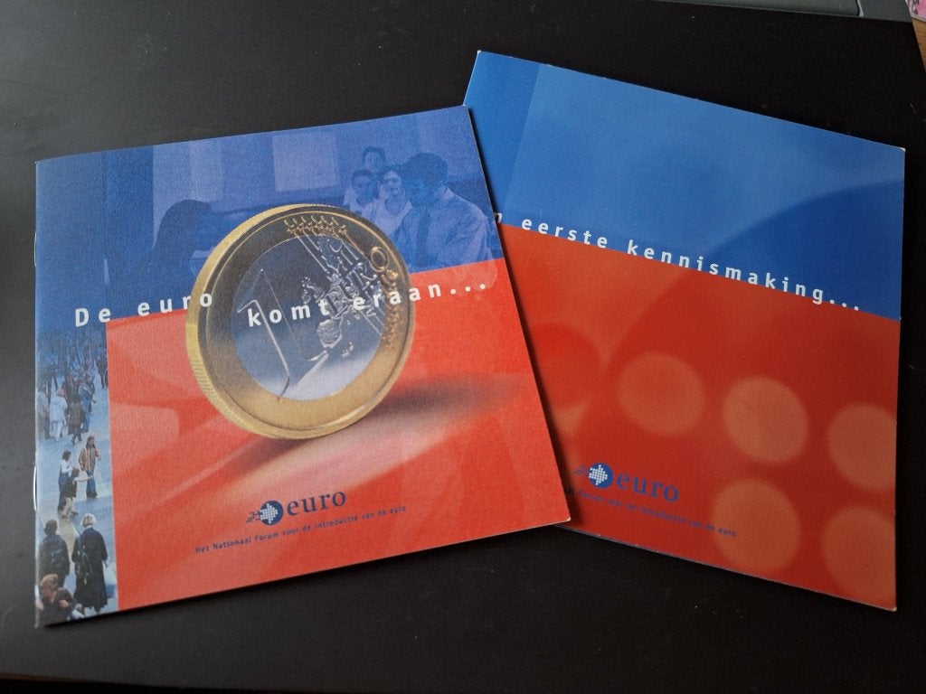 De alle eerste Euromunten, Ophalen, Koningin Beatrix, Euro's, Setje
