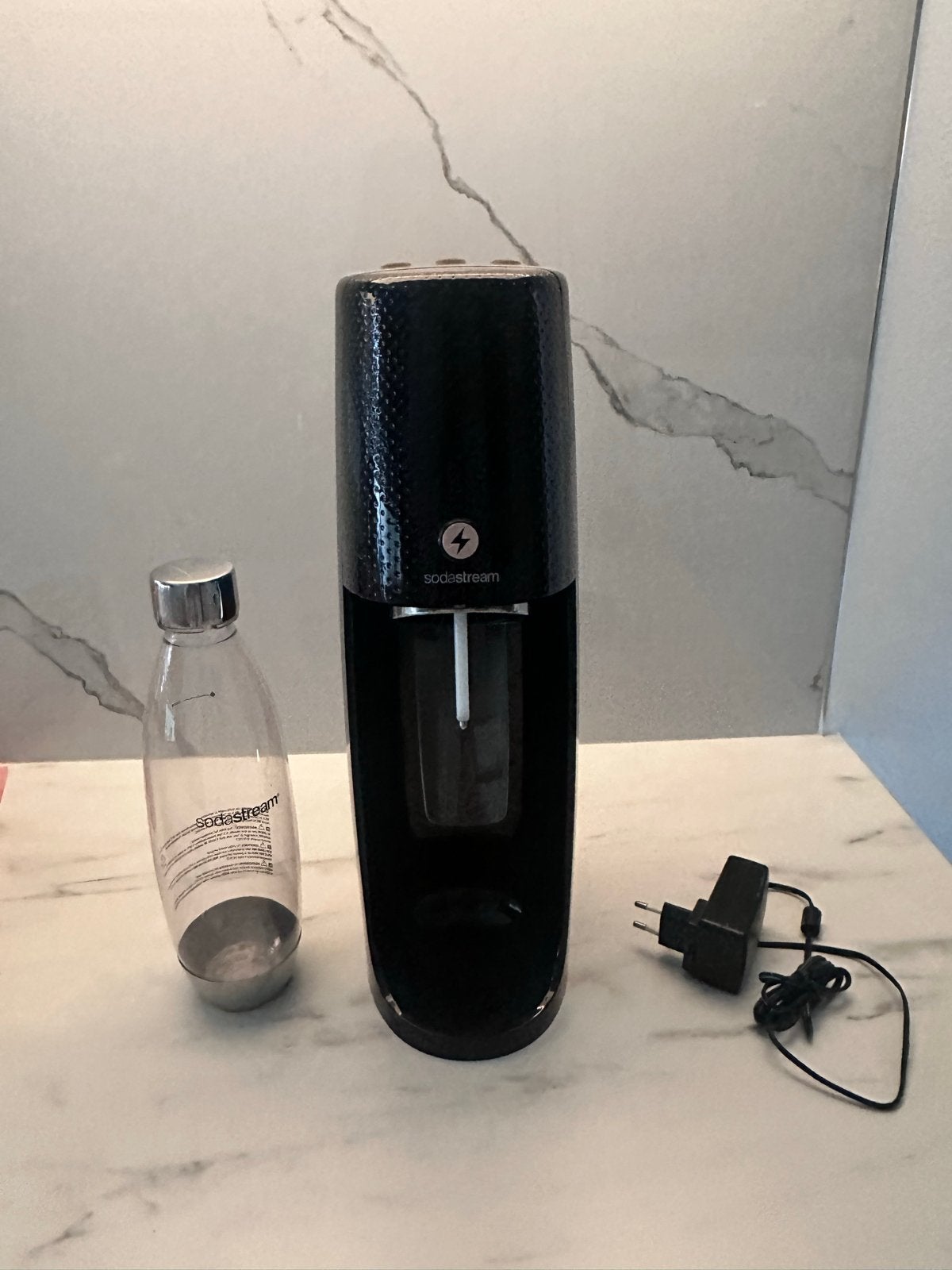 Sodastream Spirit One Touch zwart, Ophalen of Verzenden, Gebruikt, Zwart