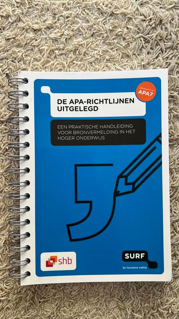 Arjan Doolaar - De APA richtlijnen uitgelegd, Boeken, Ophalen of Verzenden, Zo goed als nieuw, Arjan Doolaar; Jurgen Mollema; Nathalie van den Eerenbeemt; A...